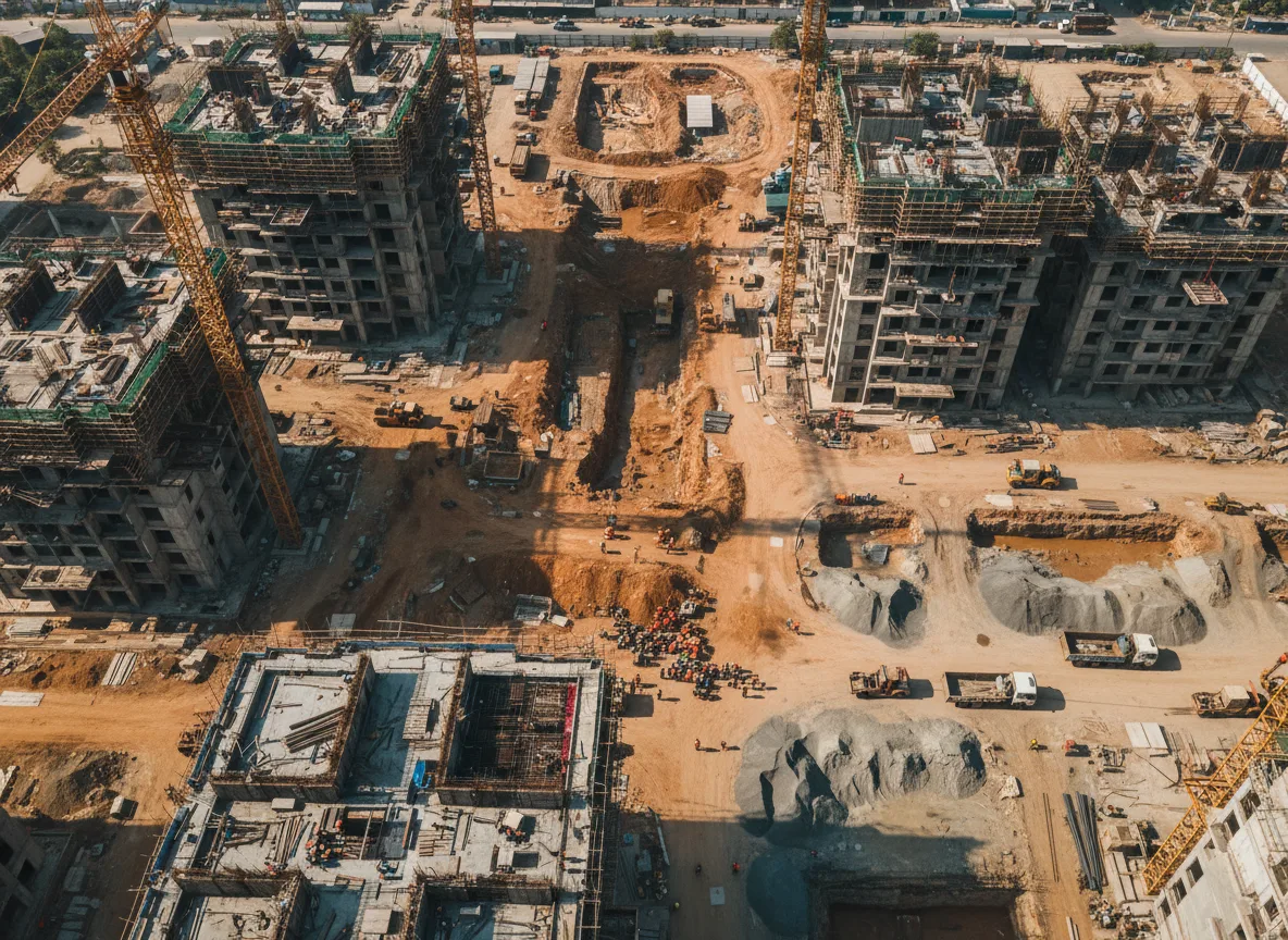 Construction & infra aerial photography