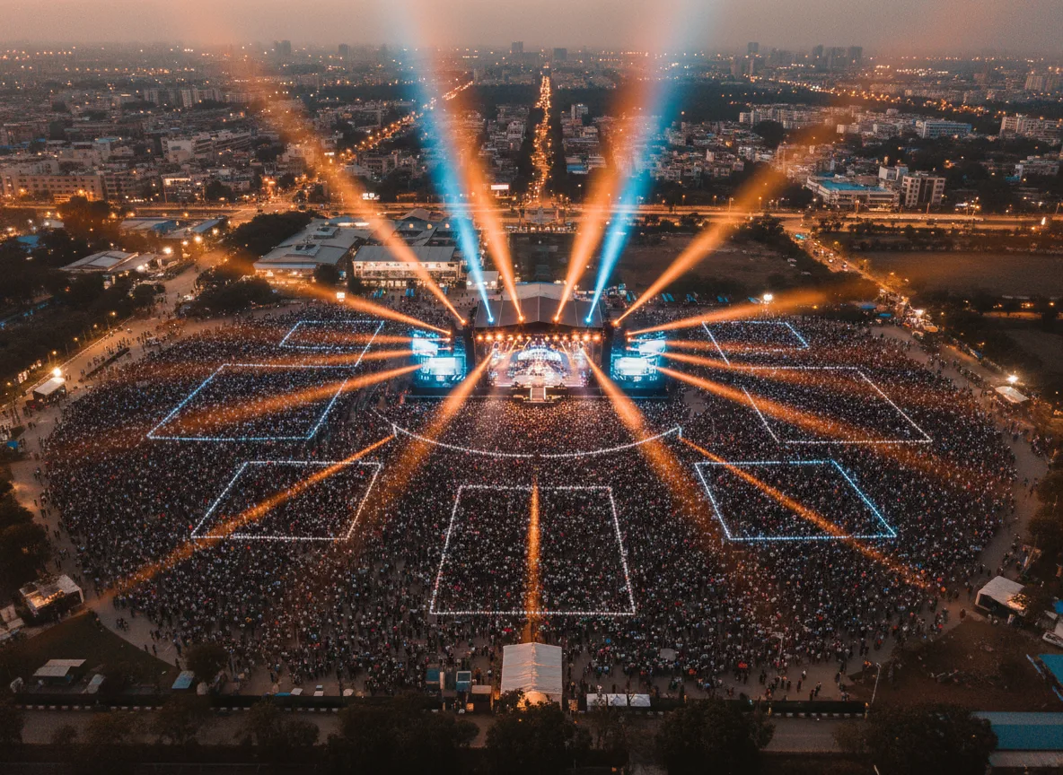 Corporate & events aerial photography