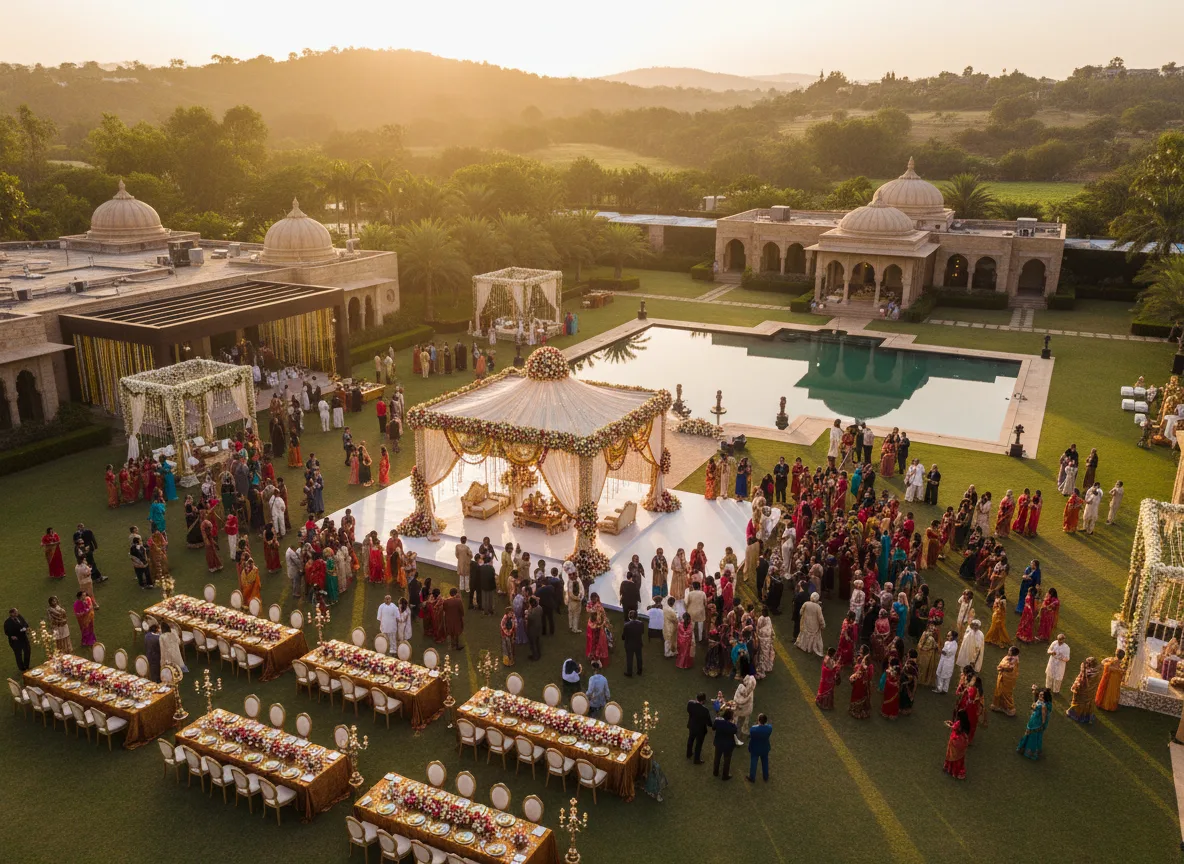 Weddings & events aerial photography